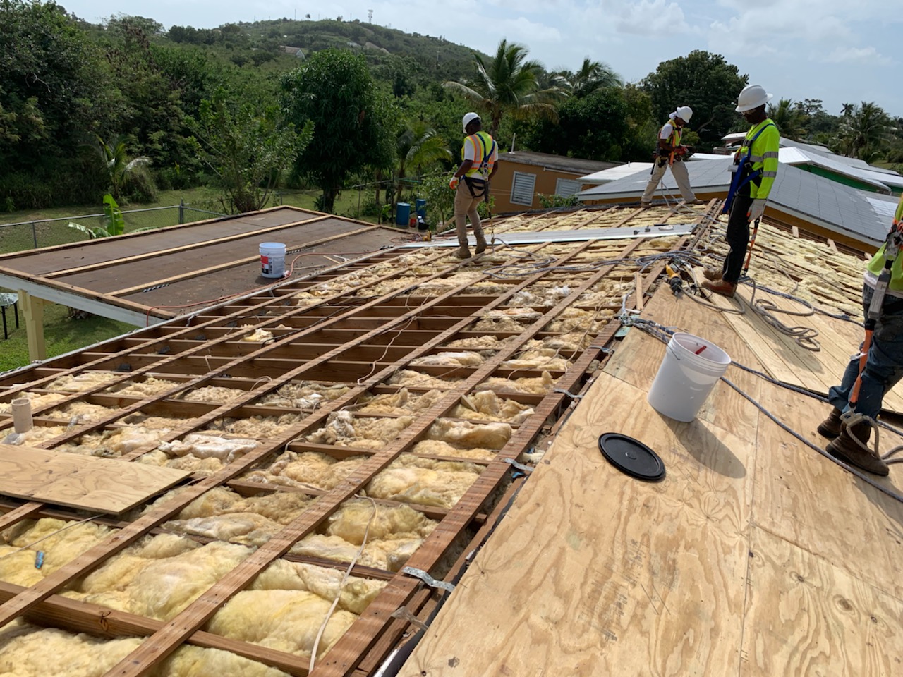 Roof Insulation w Peeps